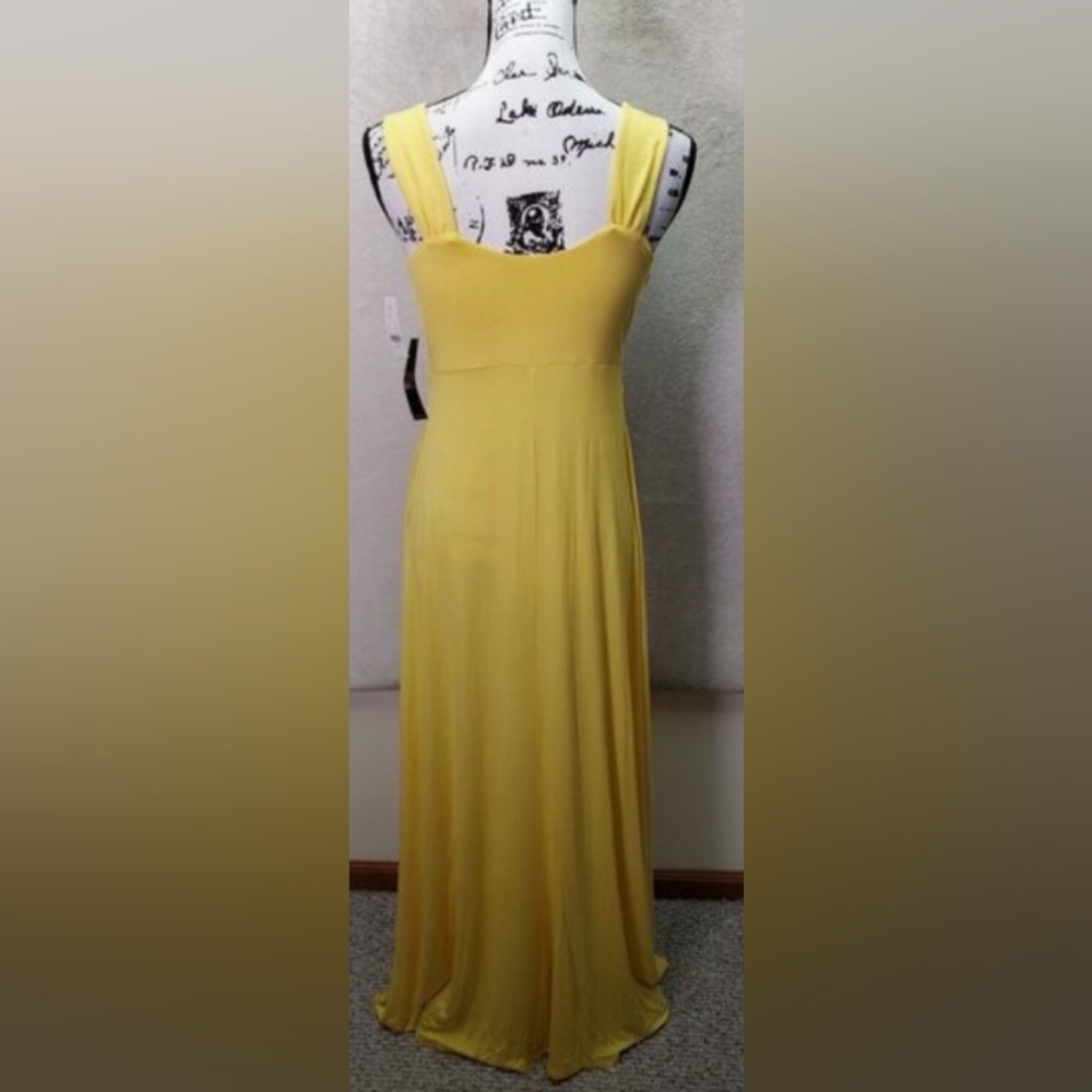 New York & Company Yellow Maxi Dress - Picture 2 of 6